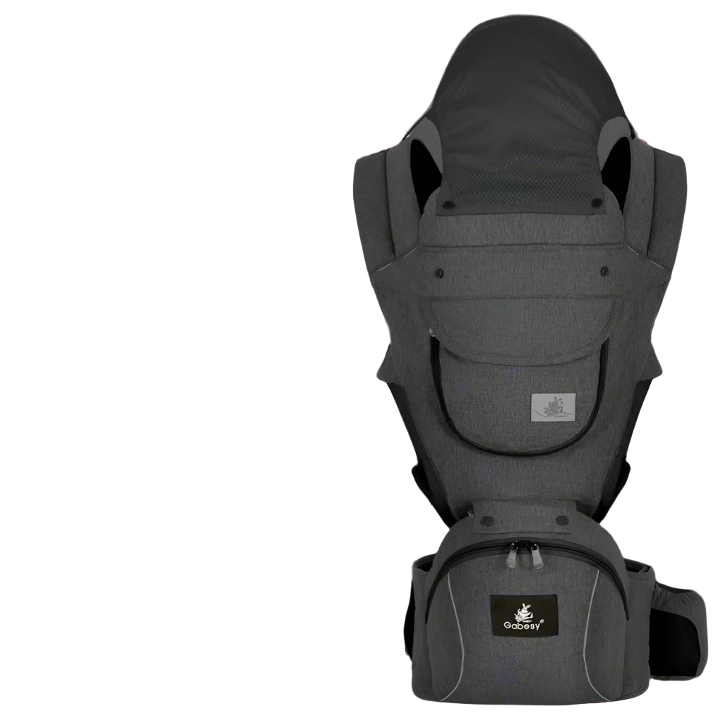 Porte-bébé physiologique gris