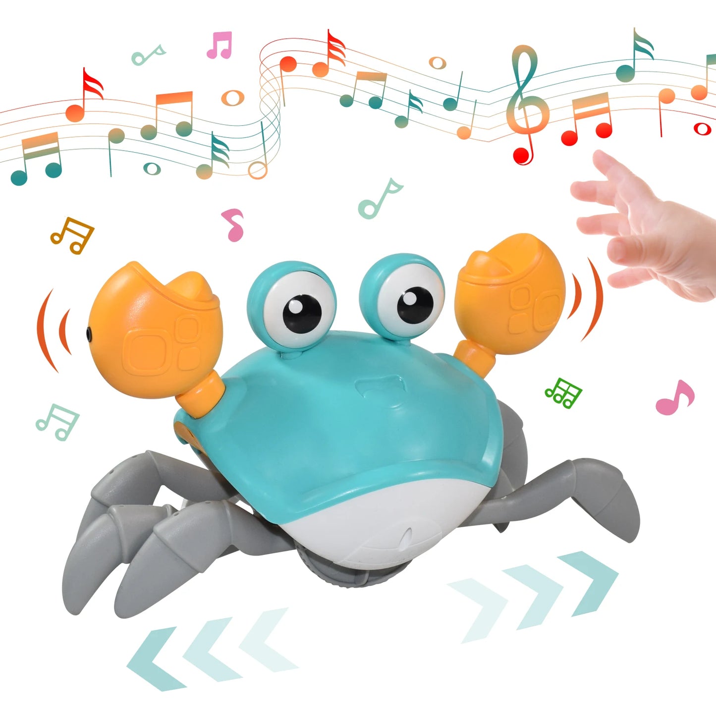 CrabyGo™ | Crabe marcheur interactif pour bébé