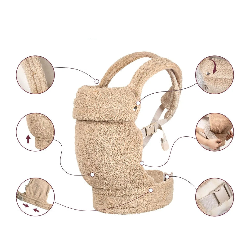 détail porte bébé confortable