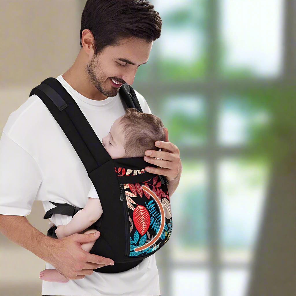 porte bebe florale