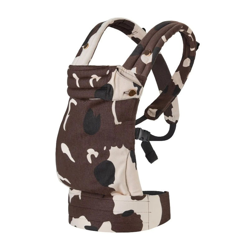 porte bébé marron beige