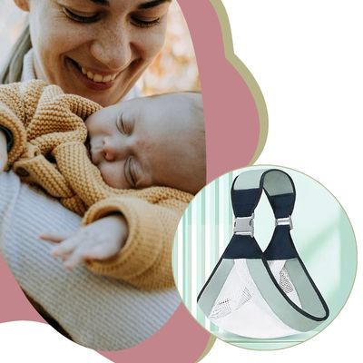 porte bébé vert écharpe