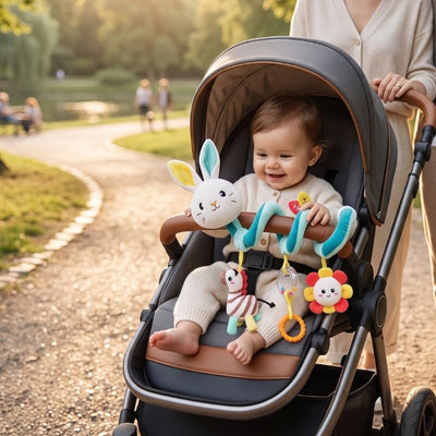 Spirale d’activité bébé fille pour poussette