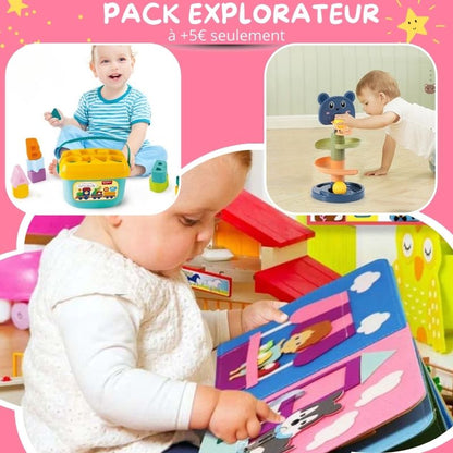 BabyBook3D™ | Livre éducatif Montessori interactif