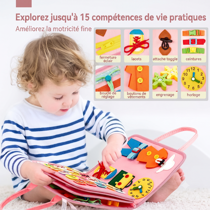 BusyBook™ |Le livre Montessori pour un Éveil Naturel