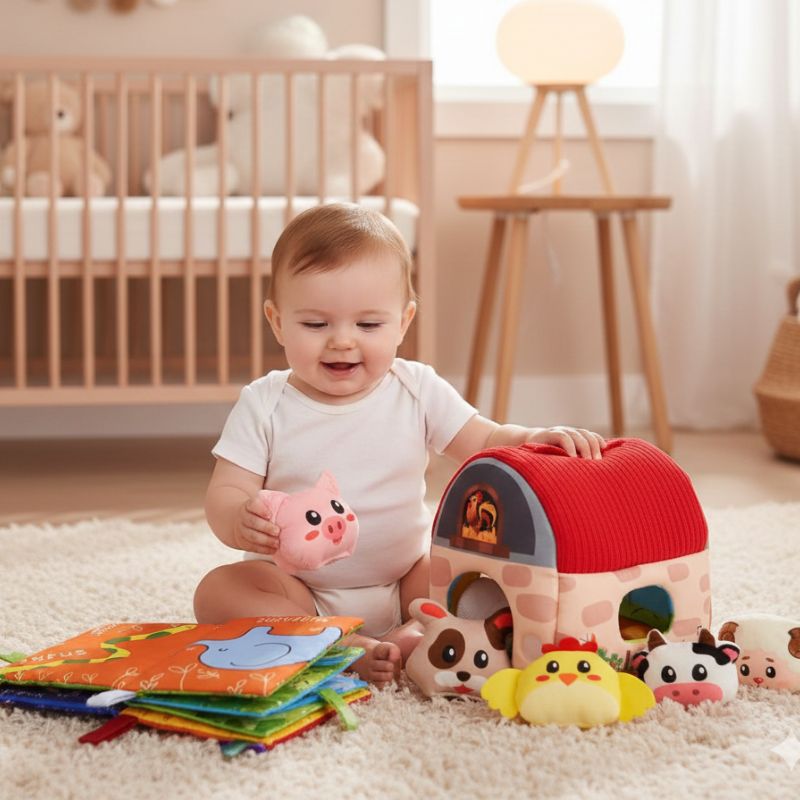 BabyFarm™ | Set Éducatif Montessori + Livre Sensoriel OFFERT
