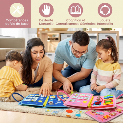 BusyBook™ |Le livre Montessori pour un Éveil Naturel