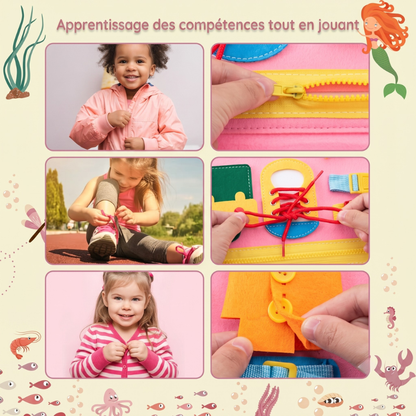 BusyBook™ |Le livre Montessori pour un Éveil Naturel
