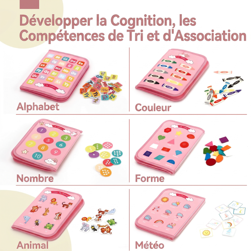 BusyBook™ |Le livre Montessori pour un Éveil Naturel