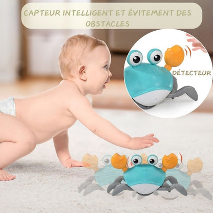 CrabyGo™ | Crabe marcheur interactif pour bébé