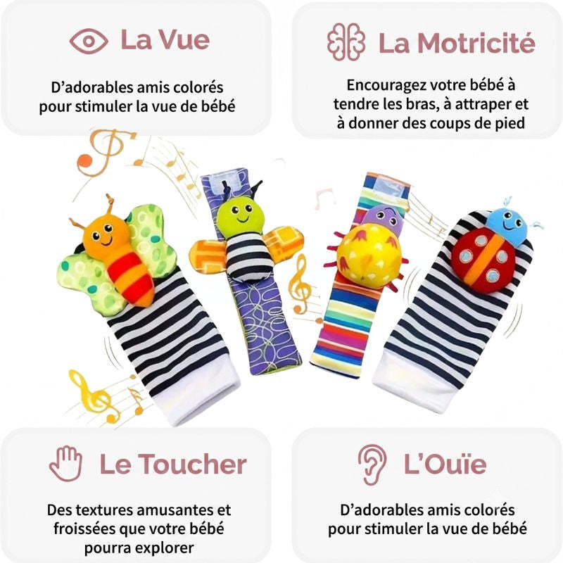 BabYFun™ | Set de Hochets pour un Éveil  Sensoriel