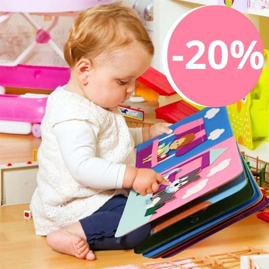 BabyBook3D™ | Livre éducatif Montessori interactif