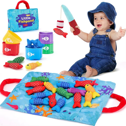 Petit Pécheur™ |  Jeu de pêche Montessori - Un seul Jouet, mille possibilités