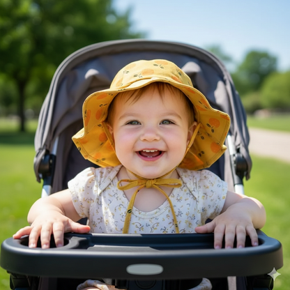 CHAPEAU ANTI-UV BEBE FILLE parc
