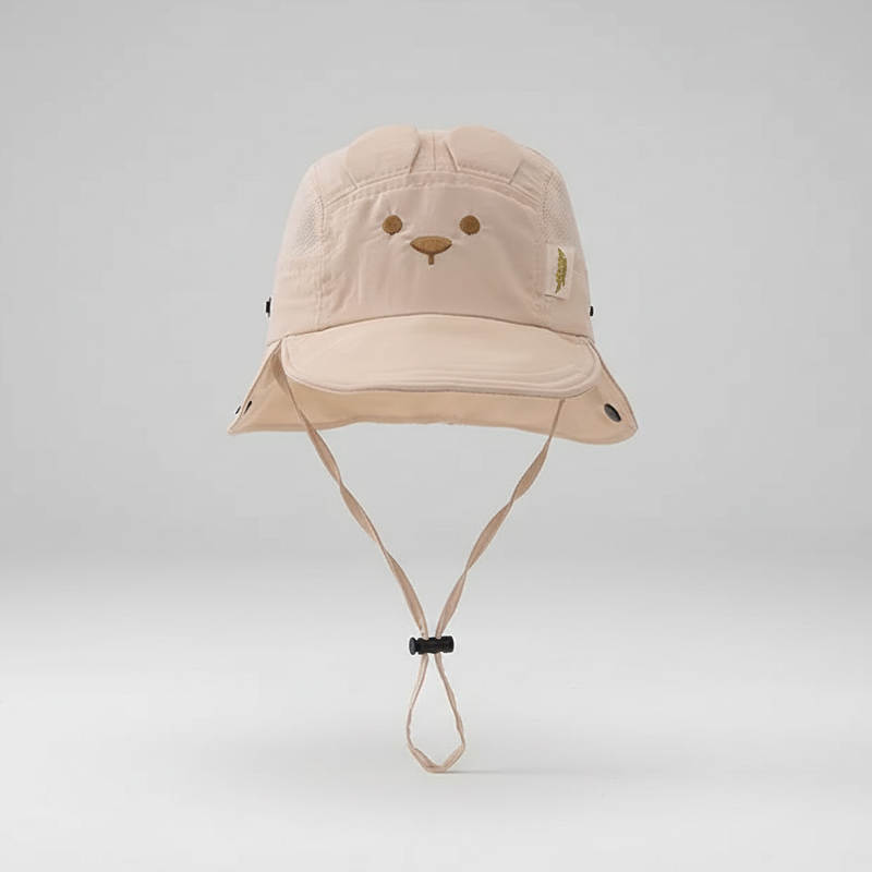 CHAPEAU ANTI UV BÉBÉ GARCON beige clair