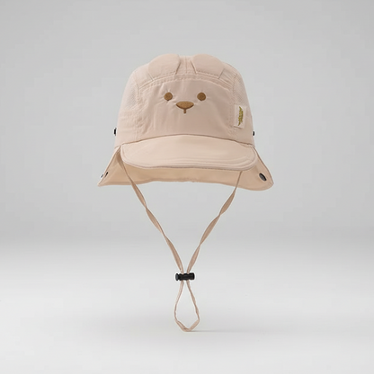 CHAPEAU ANTI UV BÉBÉ GARCON beige clair