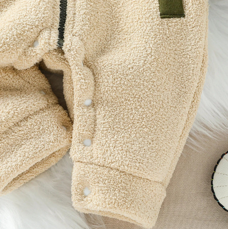  COMBI PILOTE BEBE GARCON avec boutons jambes