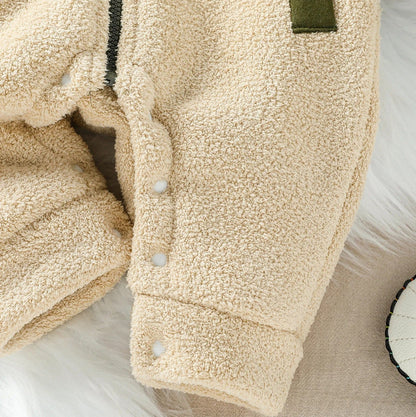  COMBI PILOTE BEBE GARCON avec boutons jambes