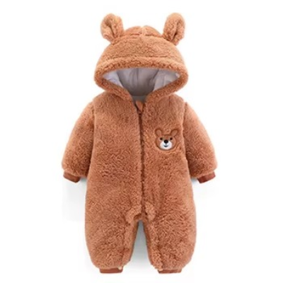 COMBINAISON HIVER BEBE MARRON