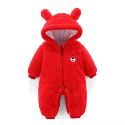 COMBINAISON HIVER BEBE rouge