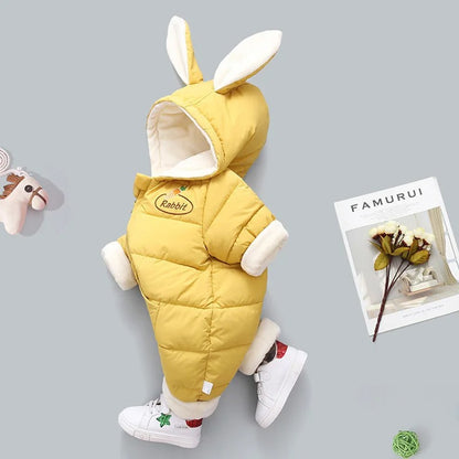 COMBINAISON HIVER POUR BEBE jaune  profil confortable  