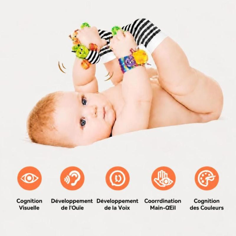 BabYFun™ | Set de Hochets Sensoriels + 🎁Tapis d’Éveil OFFERT