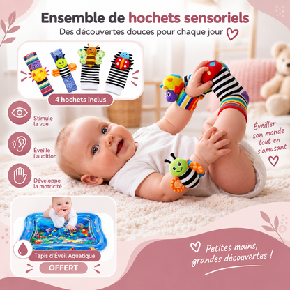 BabyFun™ | Les Premiers Hochets Sensoriels de Bébé