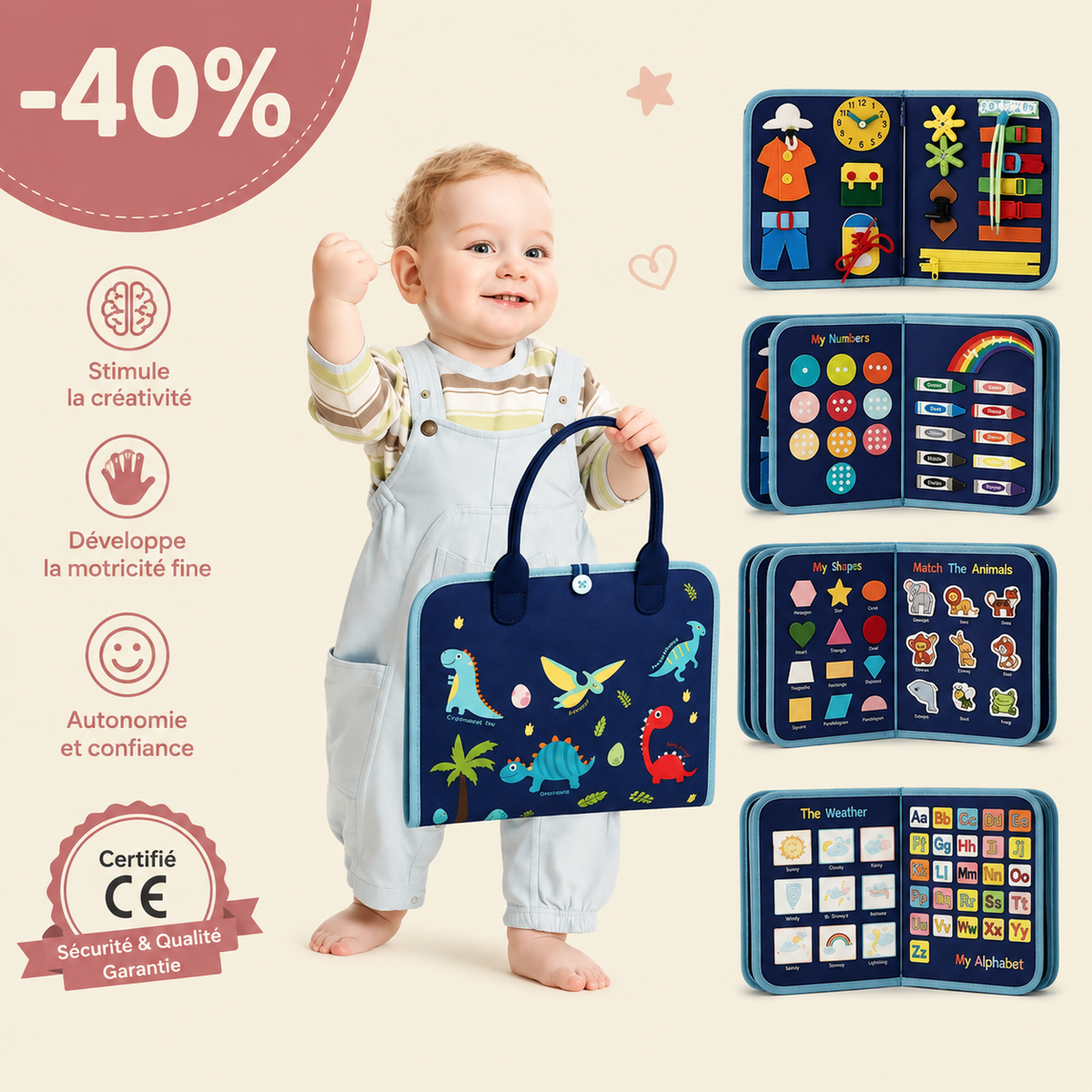 BusyBook™ | Livre Montessori