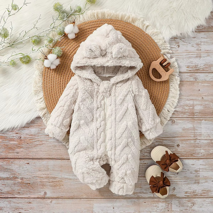 Combinaison hiver bebe garcon beige