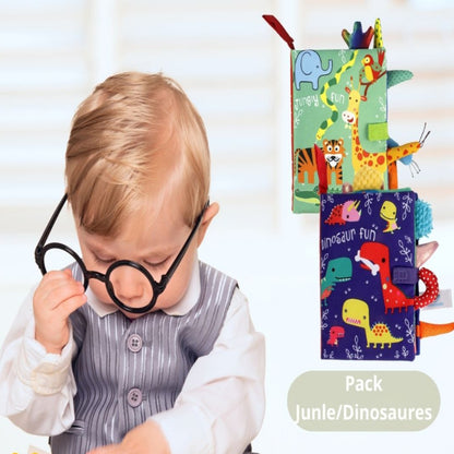AnimalsBook™  |  Livre d'animaux éducatif en tissu