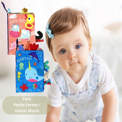 AnimalsBook™  |  Livre d'animaux éducatif en tissu