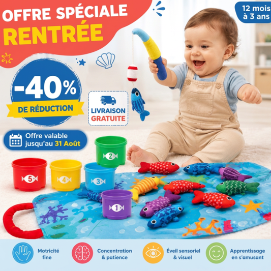 Petit Pécheur™ |  Jeu de pêche Montessori