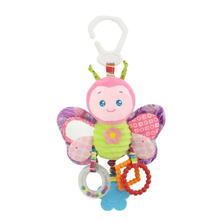 Jouet poussette bebe papillon