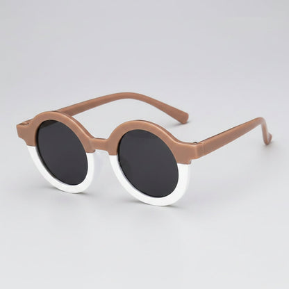 LUNETTES DE SOLEIL POUR BEBE marron blanc