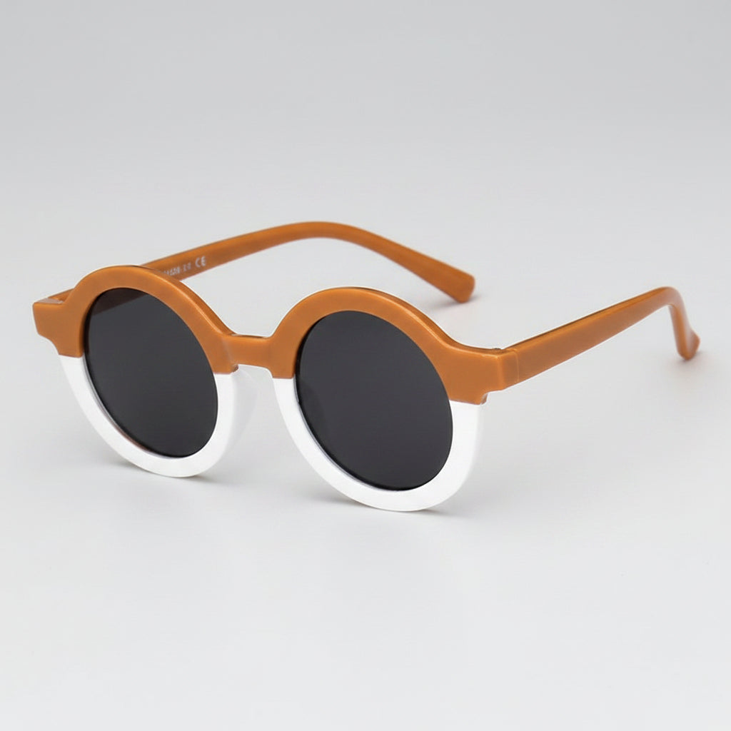 LUNETTES DE SOLEIL POUR BEBE  orange blanc