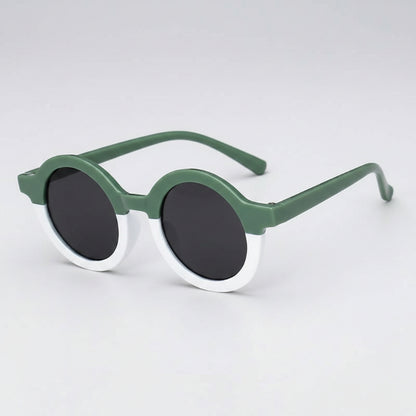 LUNETTES DE SOLEIL POUR BEBE  vert blanc