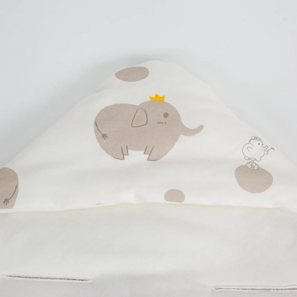 NID D'ANGE COSY ELEPHANT capuche