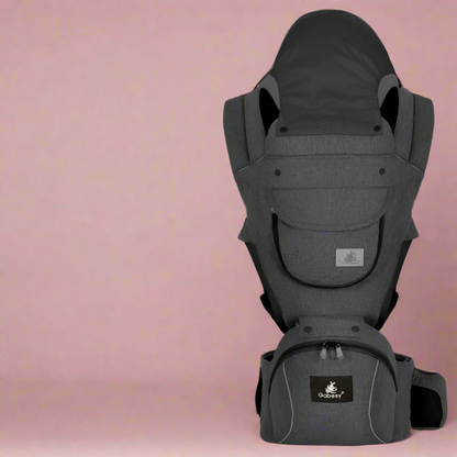 Porte-bébé physiologique gris




