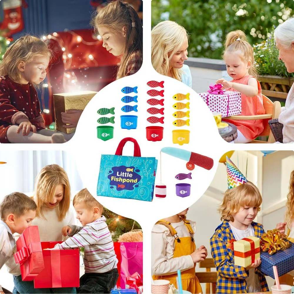 Petit Pécheur™ |  Jeu de pêche Montessori - Un seul Jouet, mille possibilités
