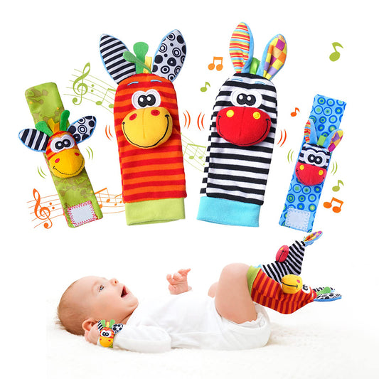 BabYfun™ | Hochet sensoriel poignet et chaussette