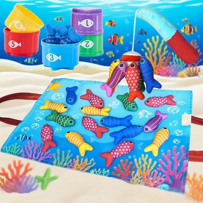 Petit Pécheur™ |  Jeu de pêche Montessori - Un seul Jouet, mille possibilités