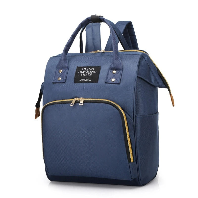 sac à langer sac à dos bleu