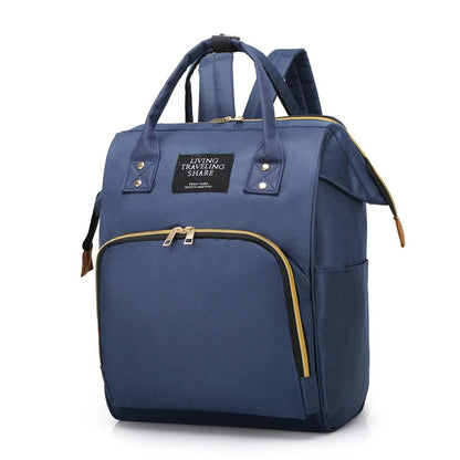 sac à langer sac à dos bleu