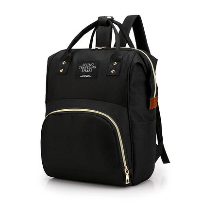 sac à langer sac à dos noir