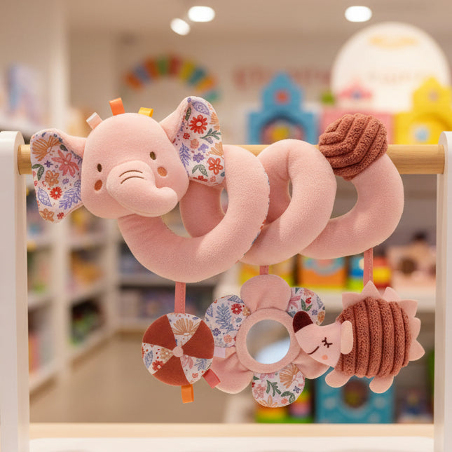 Spirale d’activité bébé fille cosy