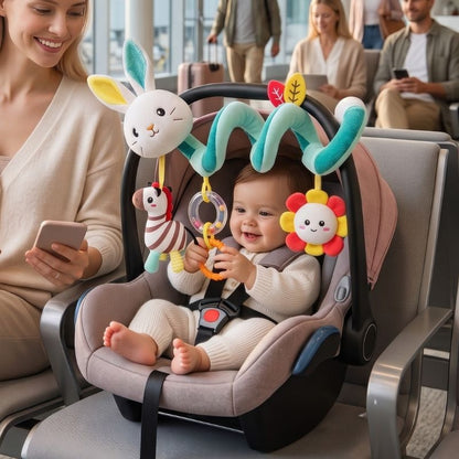 Spirale d’activité bébé fille pour cosy