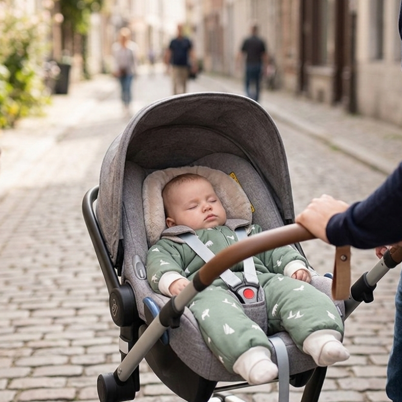 Turbulette siège auto bebe en poussette