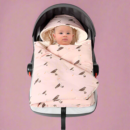bébé dans nid d’ange rose canard siège auto