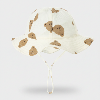 chapeau bébé anti uv ours