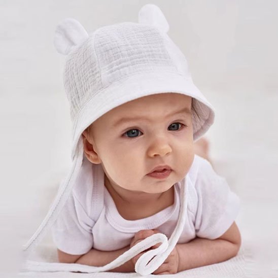 Chapeau bebe blanc
